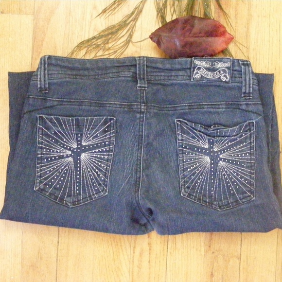 Reflex Premium Straight Leg Jeans Size 8 EUC - Picture 7 of 8